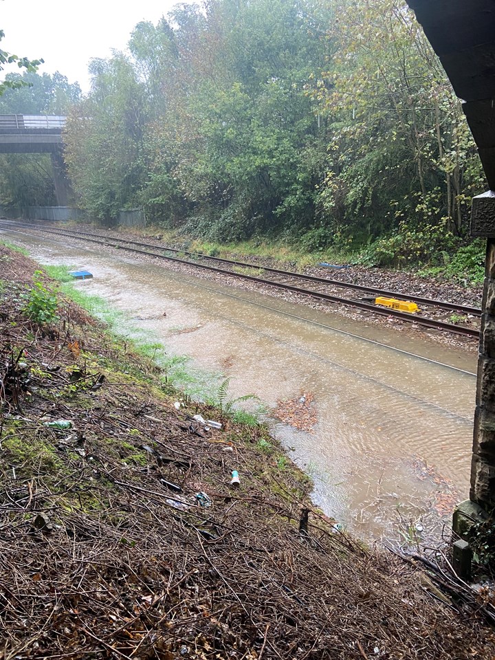 Flooding at Shireoaks 2, Network Rail