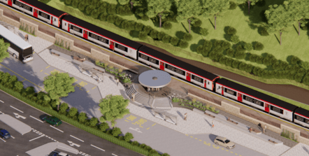 artist impression of Milford Haven Public Transport Interchange