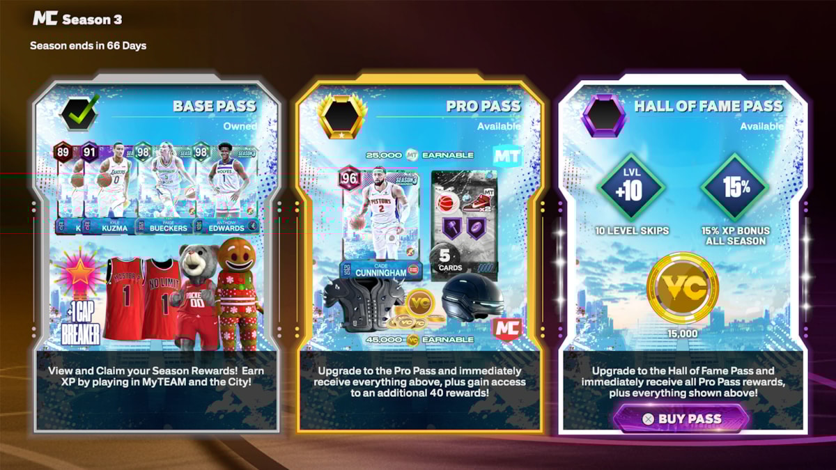 NBA 2K26 Season 3 Infographic