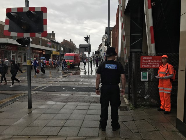 Val Stephenson, Lincoln High Street level crossing