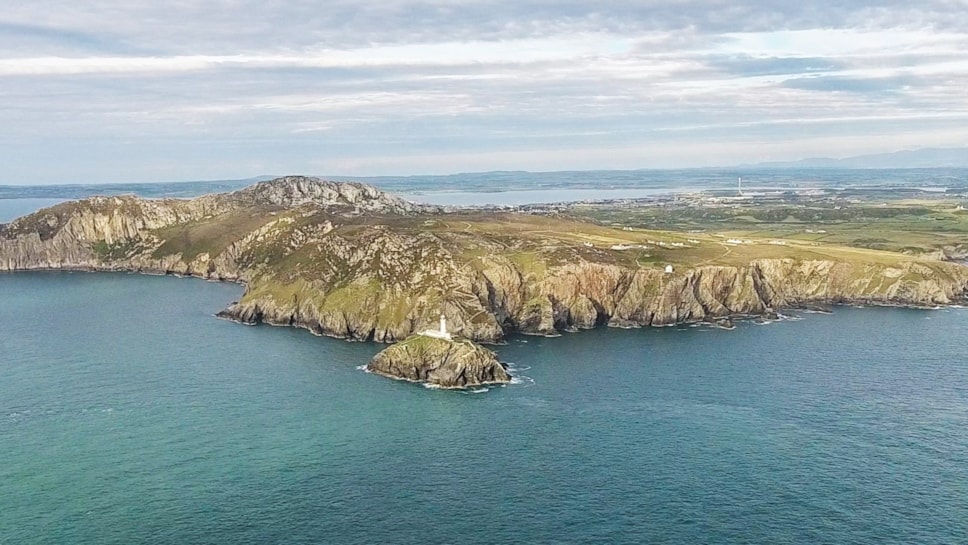 Morlais tidal stream energy project will connect to the national grid and a substation on the shore near Ynys Lawd (South Stack) (pictured)