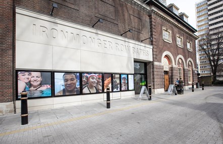 Ironmonger Row Baths: Picture of the outside of Ironmonger Row Baths in Islington near Old Street