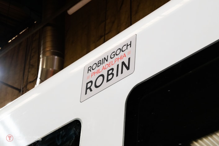 Robin Goch Philadelphia - train naming-2: Robin Goch Philadelphia - train naming-2