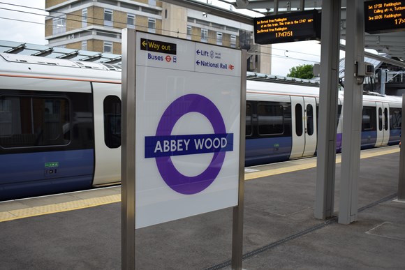 TfL Image - Abbey Wood Elizabeth line station
