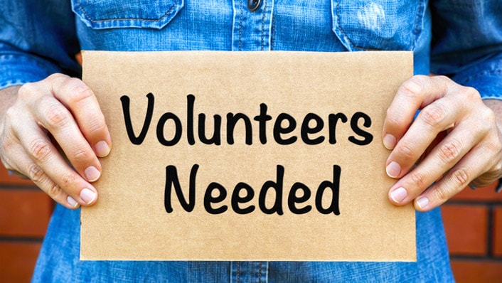 Volunteers needed (image)
