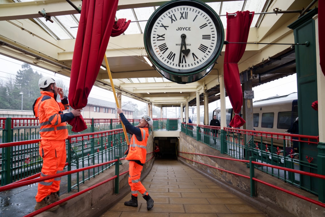 Carnforth Station Clock 002