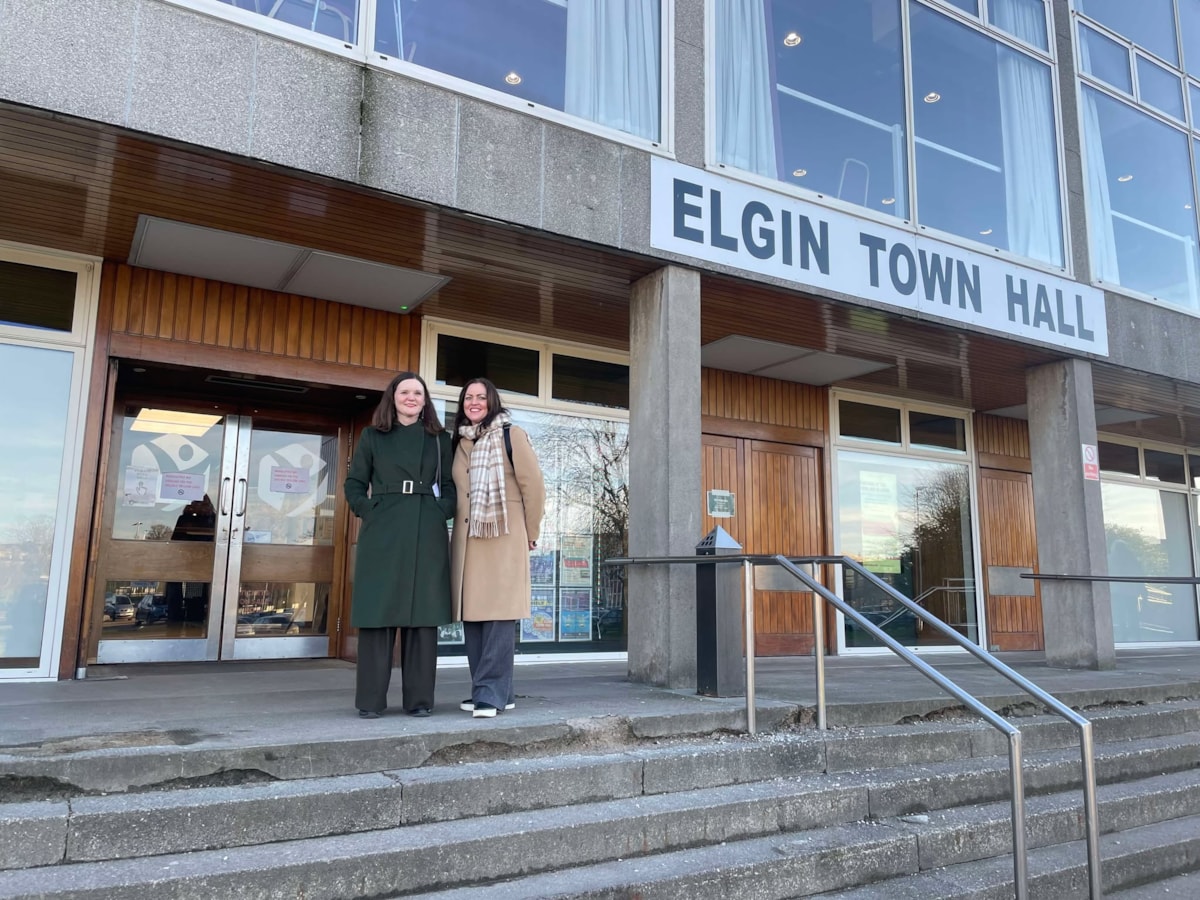 STP visit - Elgin town Hall