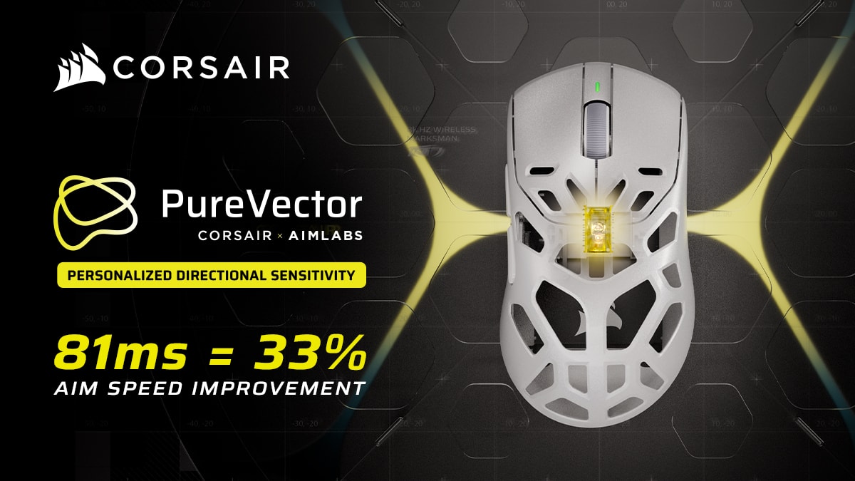 PureVector, tecnología de puntería personalizada exclusiva de CORSAIR