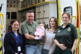 Meadow, Chris and Danielle, Alex, and Katie