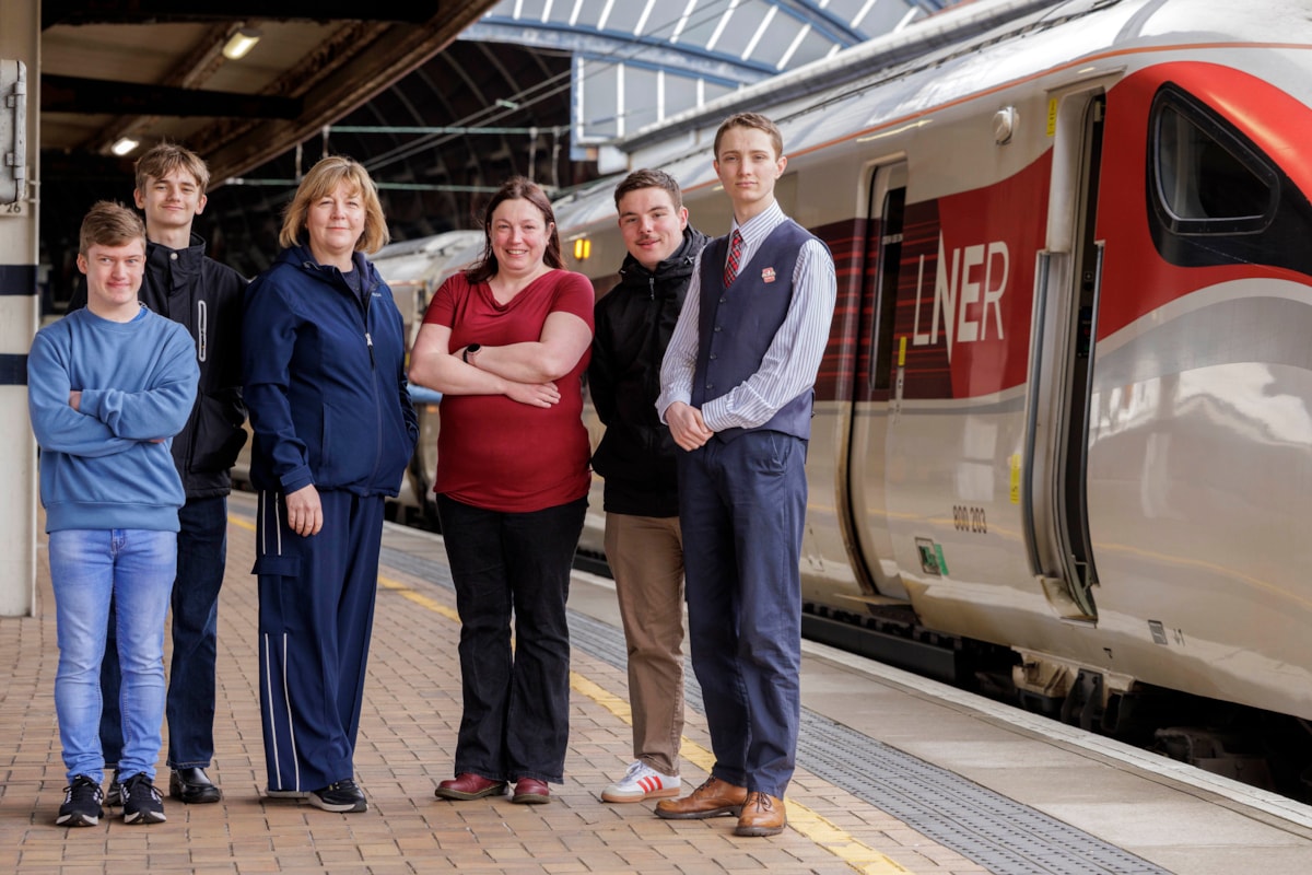 Job Coach Maria Wilds and Co-Ordinator Rachel Fowler with the current cohort