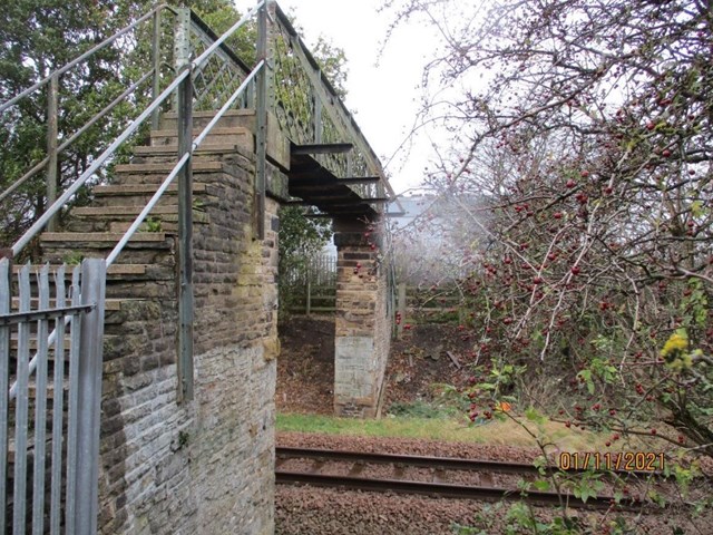 A step up: Vital work to upgrade bridge over railway in South Yorkshire begins today: Dodworth footbridge