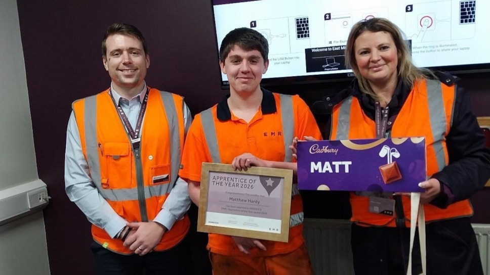 Apprentice of the year Matt 