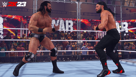 WWE 2K23 McIntyre and Reigns