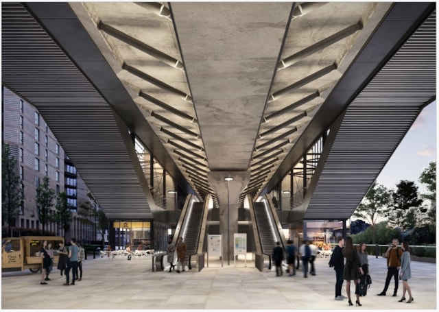 TfL Graphic - Artist's Impression of Pontoon Dock