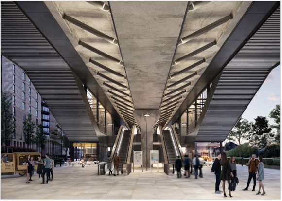 TfL Graphic - Artist's Impression of Pontoon Dock