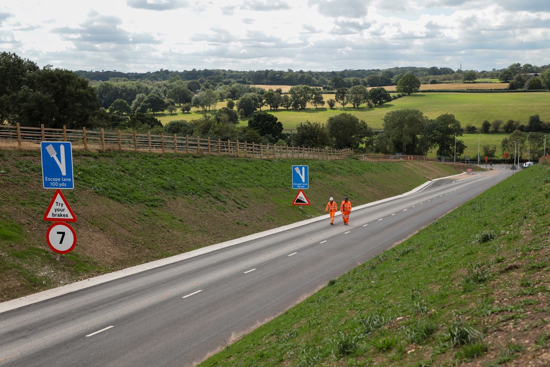 Chalfont St Peter temporary access road