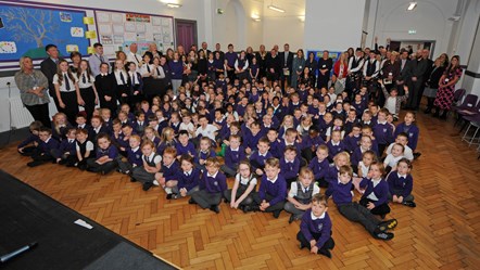 The official opening of Loanhead Primary