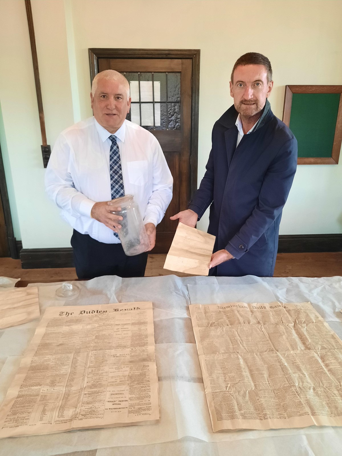 Woodside Library time capsule