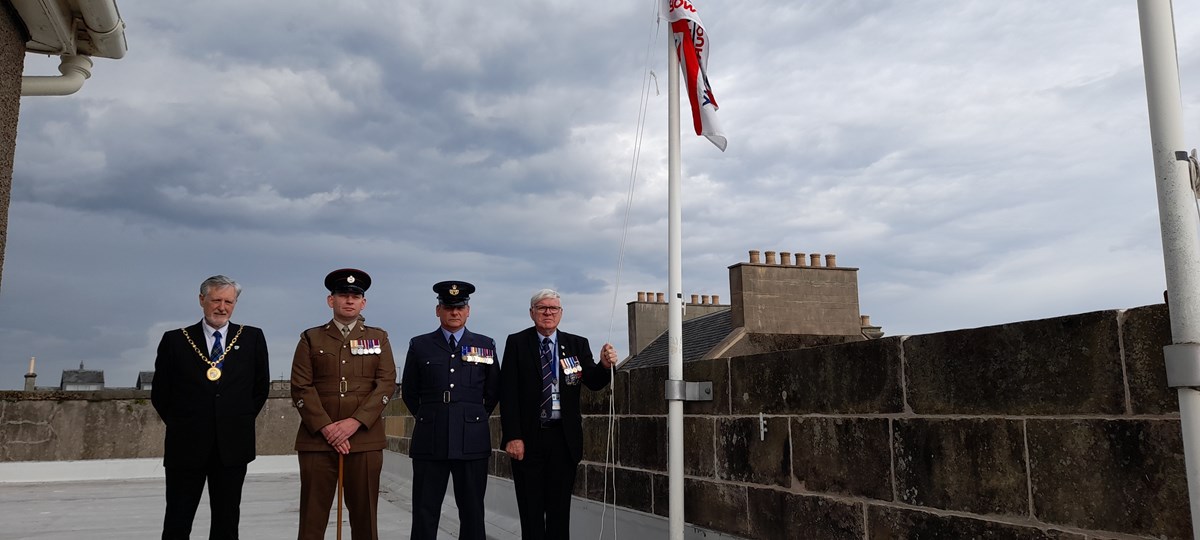 Armed Forces Day 2023 flag raising