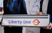 TfL Image - London Overground Liberty line sign: TfL Image - London Overground Liberty line sign