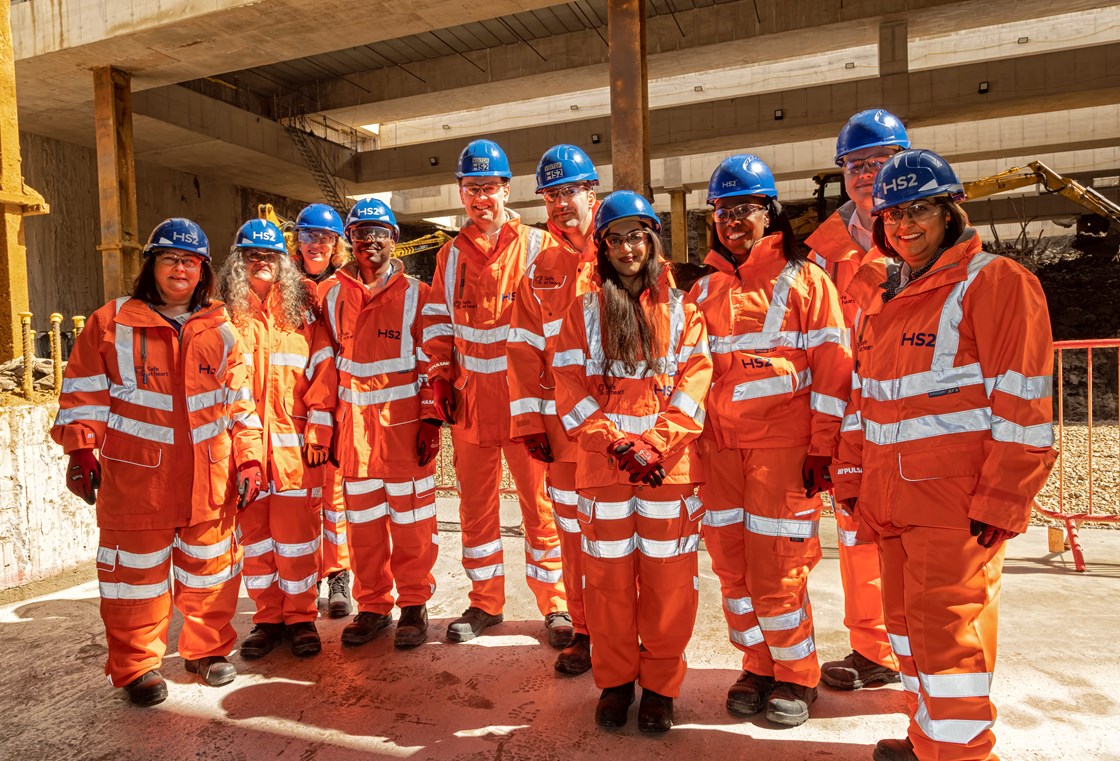 Ealing Counil leader meets local residents who are part of the team helping to deliver the new Old Oak Common superhub station