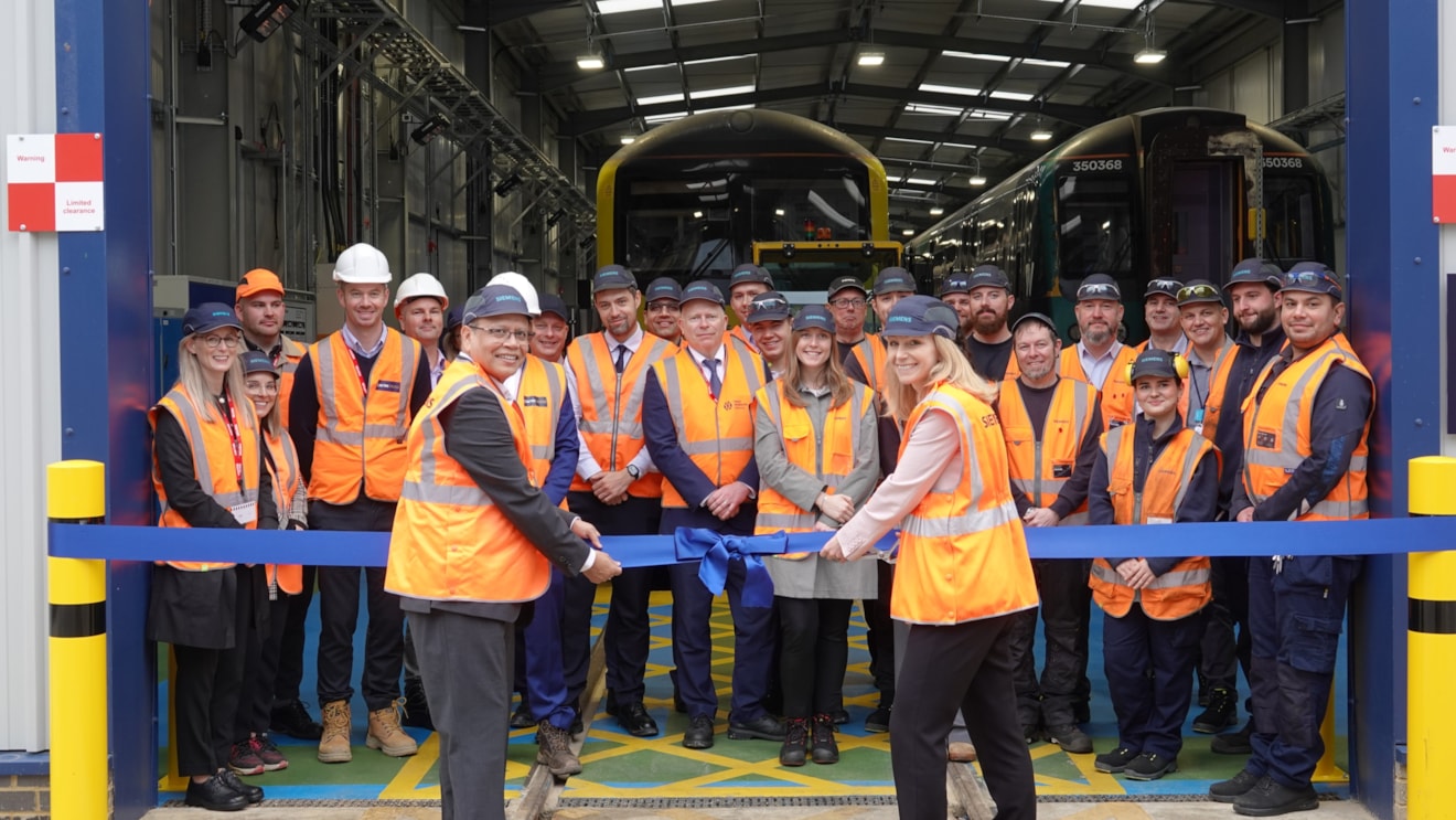 Siemens opens £6 million purpose-built facility for train modifications and upgrades: Multi Functional Centre Opening