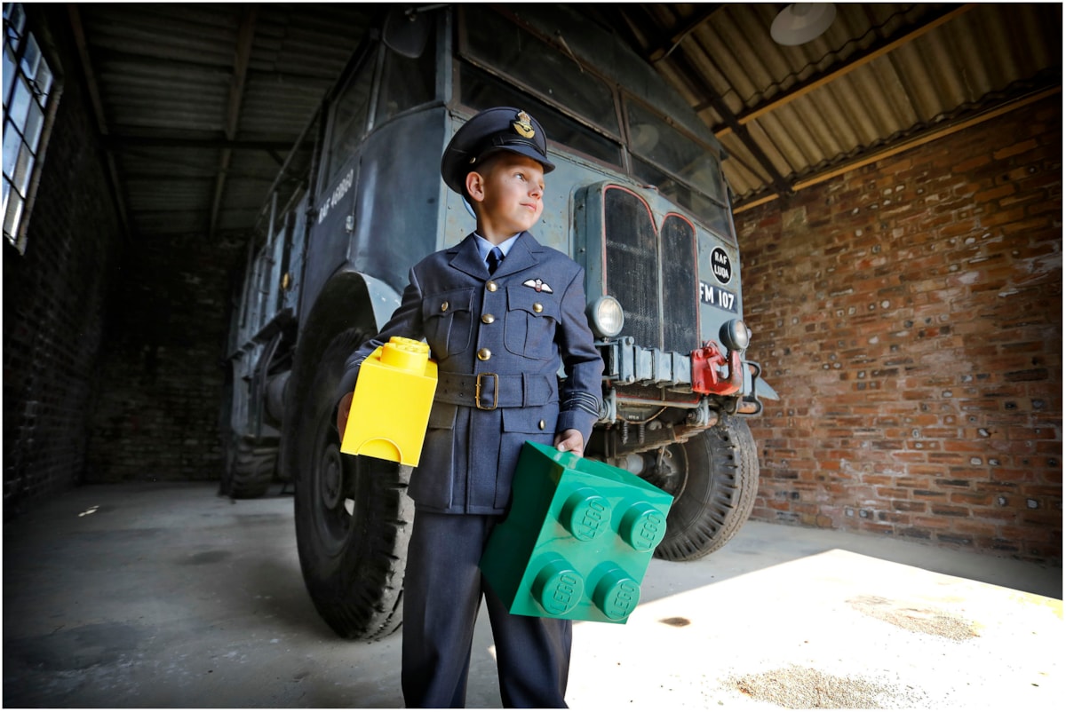 Kajus Ramanauskas gets ready for the National Museum of Flight’s 6th annual Awesome Bricks event on Saturday 15 and Sunday 16 June. Image © Paul Dodds (9)