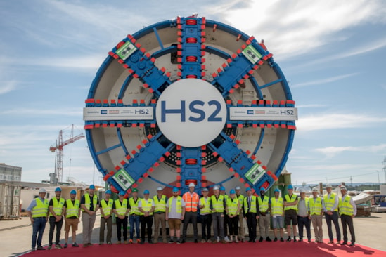 HS2 TBM Madeleine factory acceptance test at Herrenknecht in Germany: HS2 TBM Madeleine factory acceptance test at Herrenknecht factory in Germany