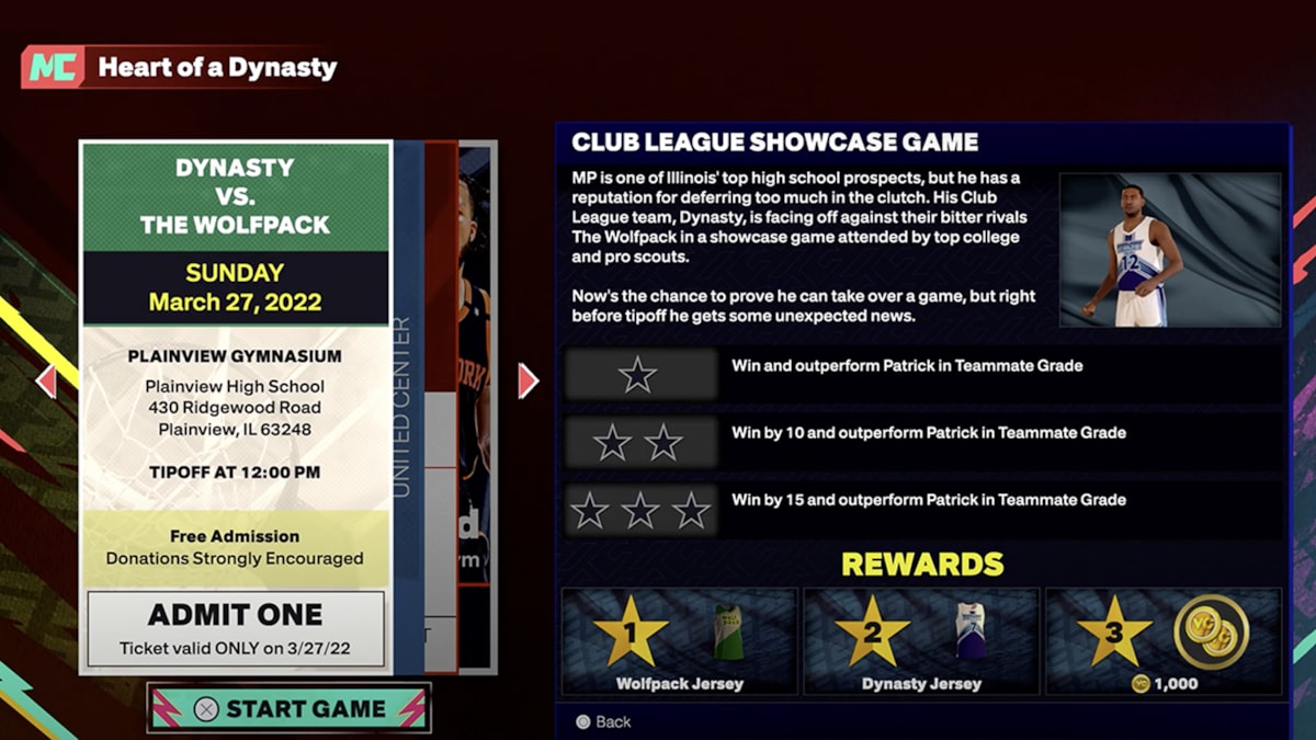 NBA 2K25 MyCAREER MyPLAYER - Heart of Dynasty