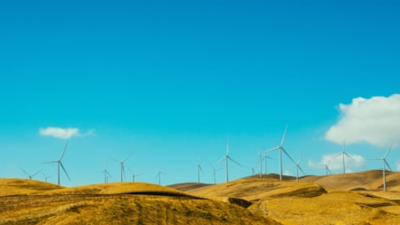 wind farm sunny hills