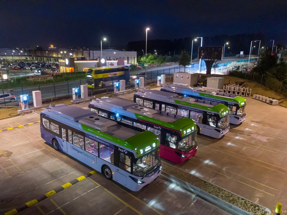 First Bus Scotland Caledonia Depot EV Charging Hub