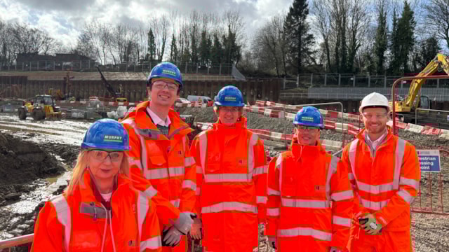 Work underway on new £100m TrainCare Centre in Shipley: Shipley - Bradford Cllrs