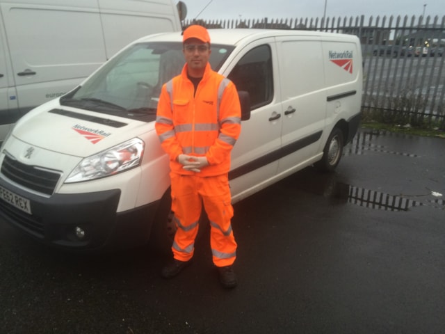 Sam Wilmott during his apprenticeship: Sam Wilmott during his apprenticeship