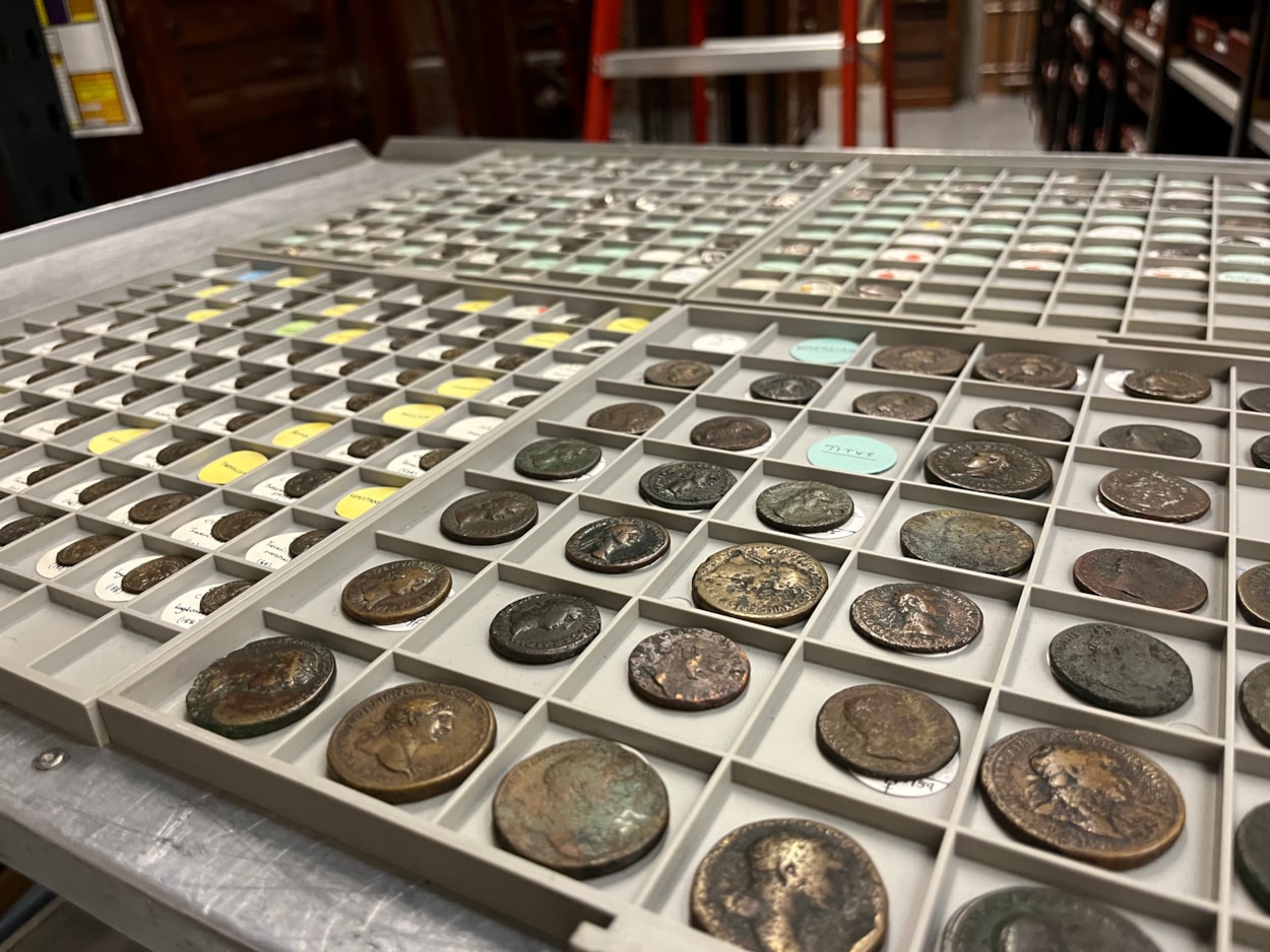 Ancient coin: The coin will now be part of the collection based at Leeds Discovery Centre, which includes coins and currency from cultures around the world spanning thousands of years of history.