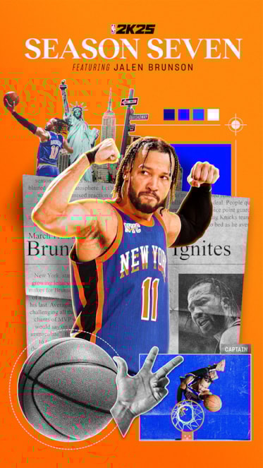 NBA 2K25 SEASON 7 JALEN BRUNSON KEY ART-2