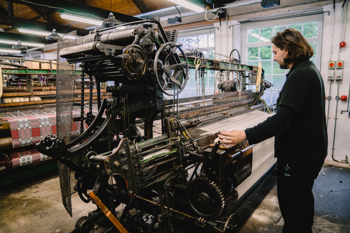 The Weaving Shed at the National Wool Museum.