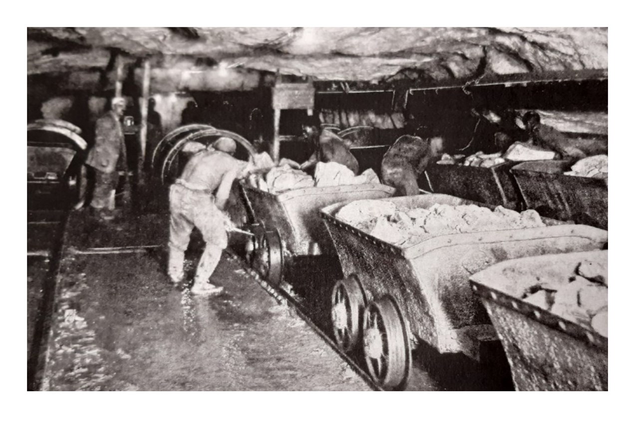 Leeds Industrial Museum: Leeds firm Hudson's wagons in use in a gold mine