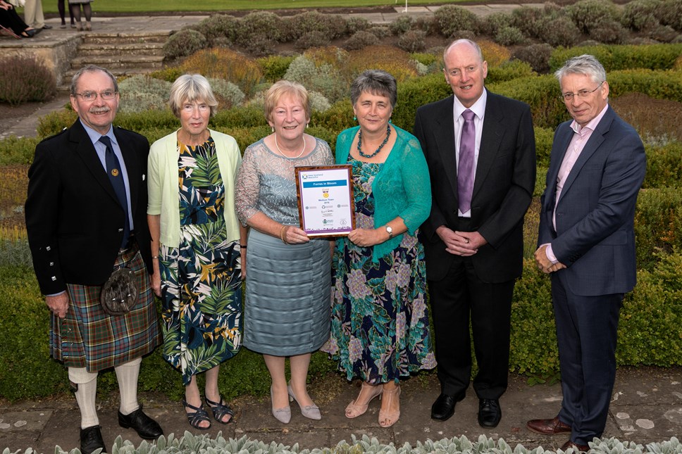 Forres in Bloom celebrate Beautiful Scotland awards success