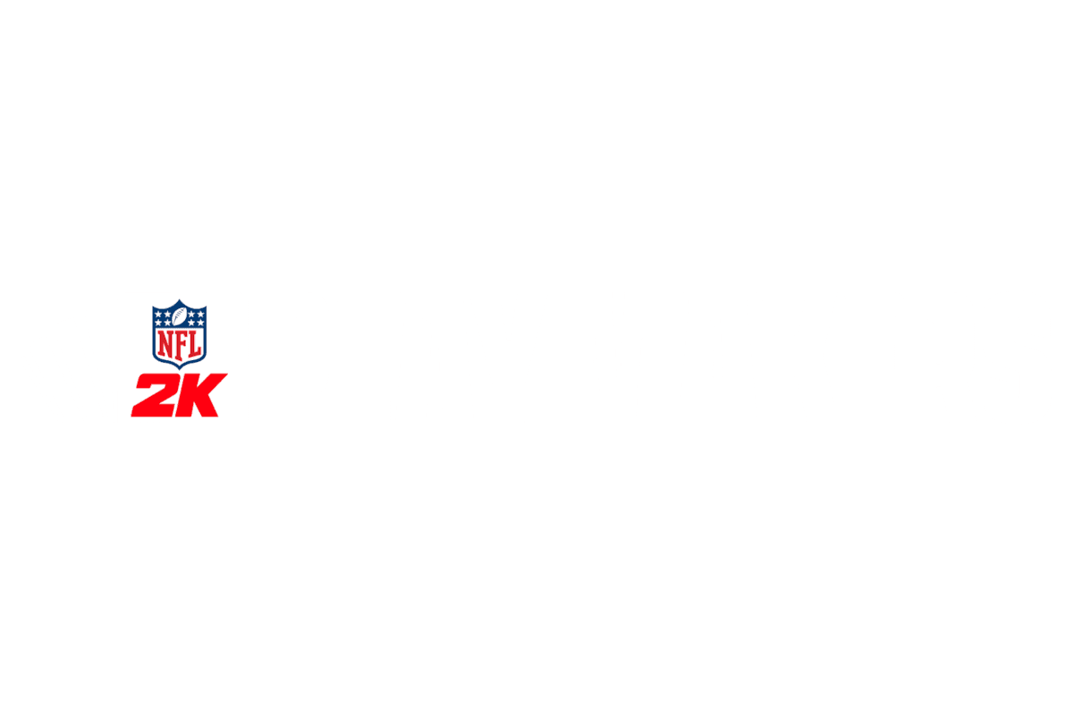 NFL 2K Playmakers  Logo HOR White