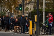 TfL Image - Pete Reed OBE crossing the road 4: TfL Image - Pete Reed OBE crossing the road 4