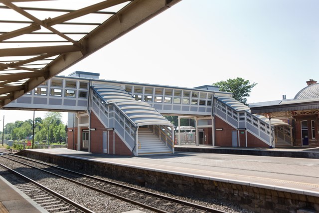 New footbridge at Slough station