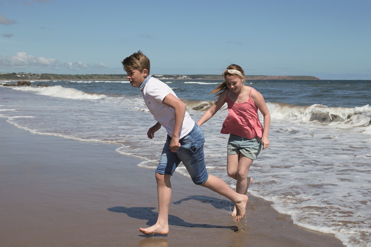 Beach Fun at Reighton Sands