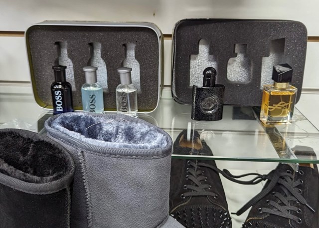 Counterfeit goods raid 13 December 2