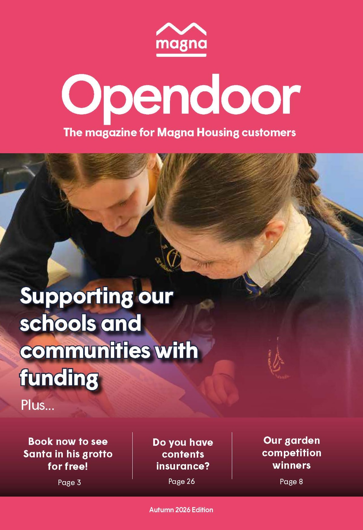 Autumn 2026 Opendoor magazine Page 01