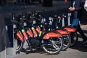 TfL Image - Santander Cycle Docking station: TfL Image - Santander Cycle Docking station