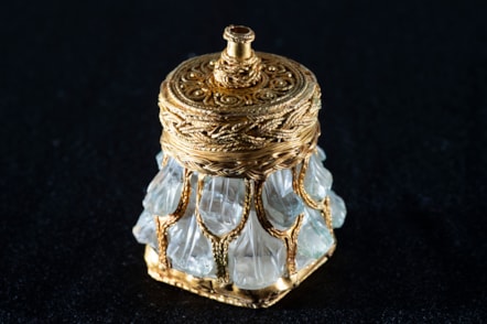 Rock crystal jar from the Galloway Hoard, image credit Neil Hanna