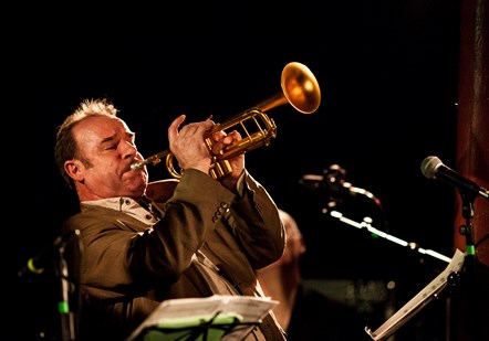 Colin Steele performing at the Blue Lamp. Photo courtesy of Colin Black.