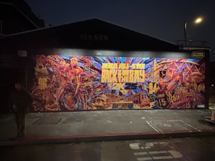 NBA 2K Mural BACK IN THE BAY Final Install