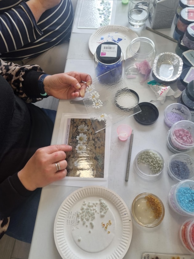 Art in Nature Glass workshop (c) Species on the Edge