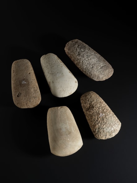 Axe heads, Lewis, 3800 - 2500 BC. Image © National Museums Scotland
